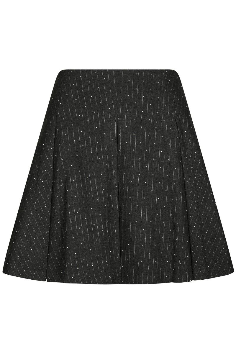 Neo Noir - Nederdel - Selah B Pinstripe Skirt - Antracit