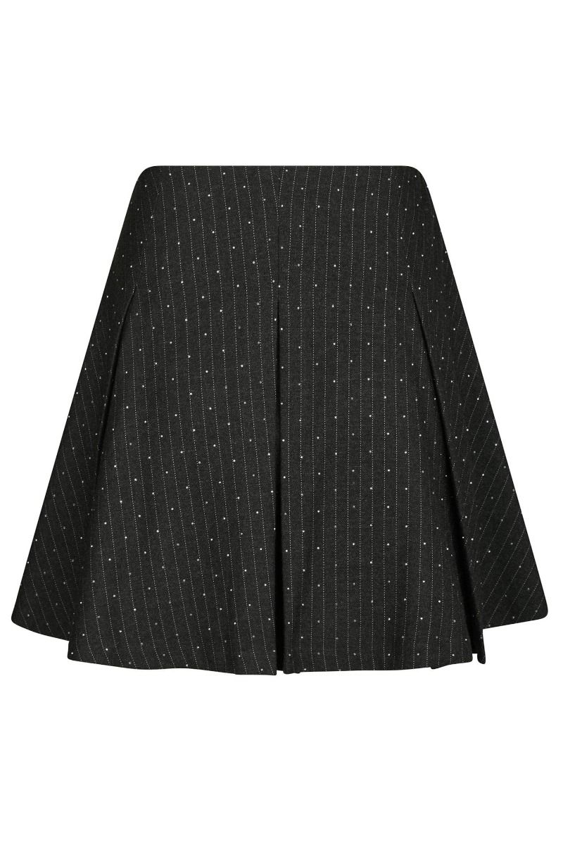 Neo Noir - Nederdel - Selah B Pinstripe Skirt - Antracit