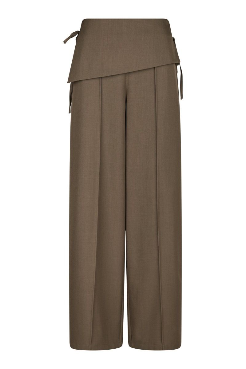 Neo Noir - Bukser - Deani Fold Pants - Taupe