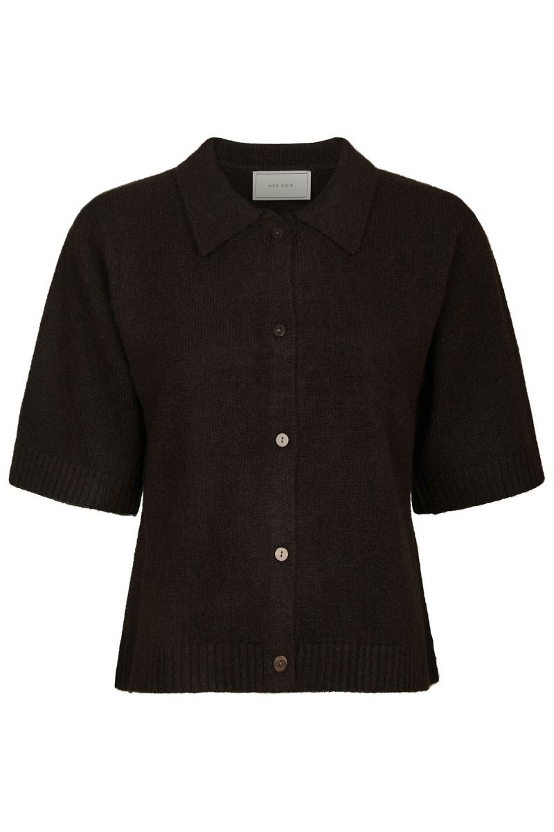 Neo Noir - Cardigan - Cunna Knit Blouse - Dark brown