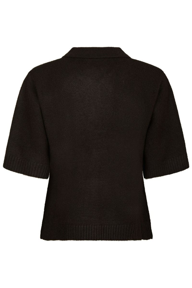 Neo Noir - Cardigan - Cunna Knit Blouse - Dark brown