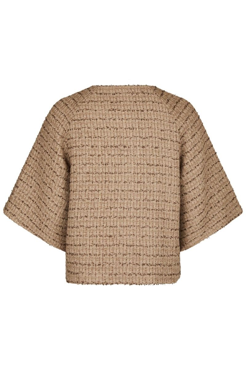 Neo Noir - Jakke - Rosella Boucle Mini Jacket - Taupe