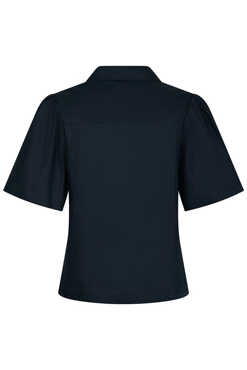 Neo Noir - Balara Poplin Shirt - Navy