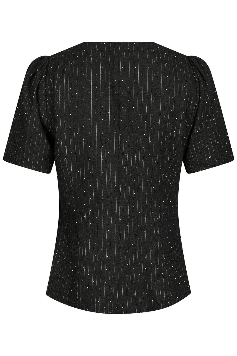 Neo Noir - Bluse - Jules B Pinstripe Blouse - Antracit