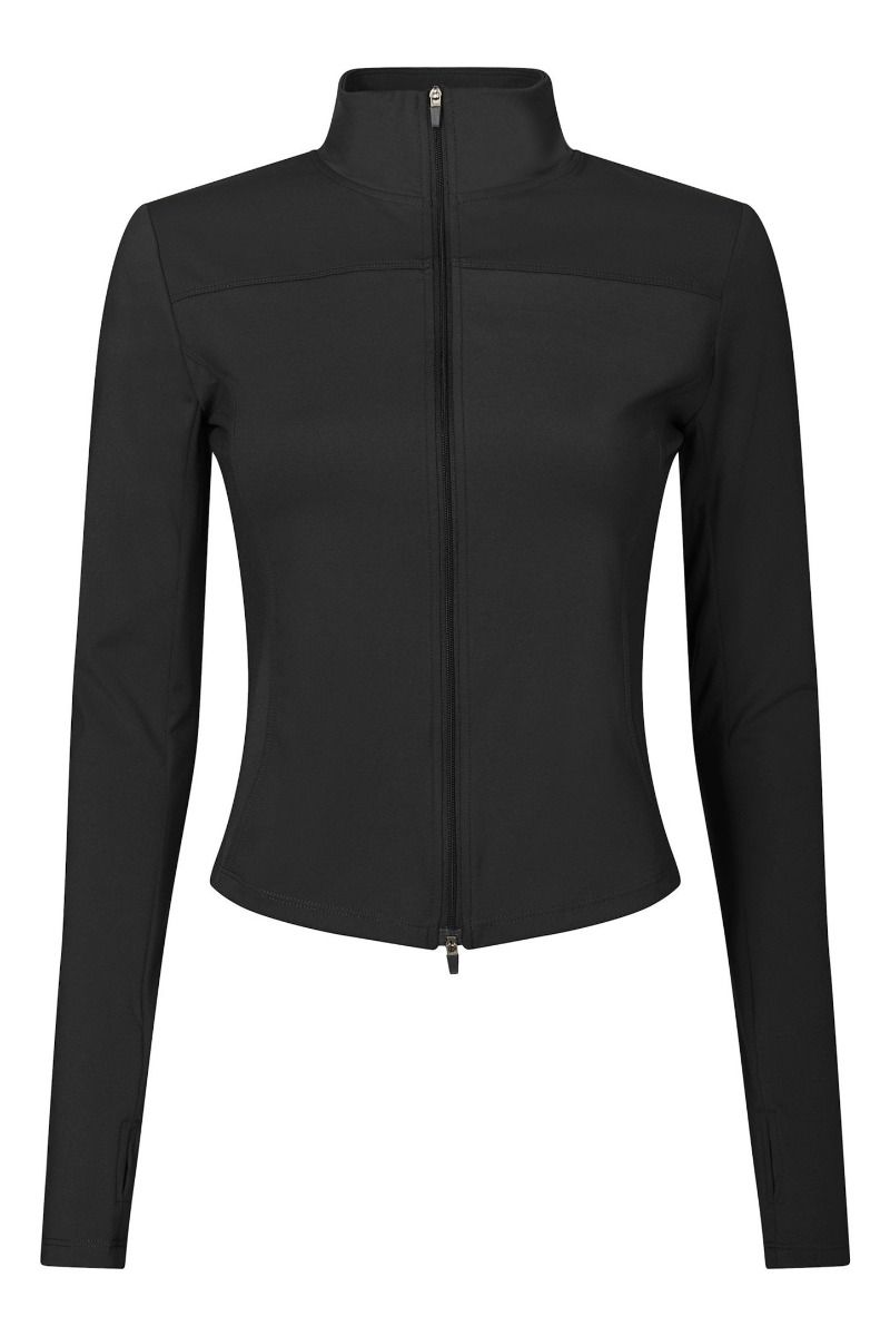 Neo Noir - Bluse - Nolana Zip Blouse - Black