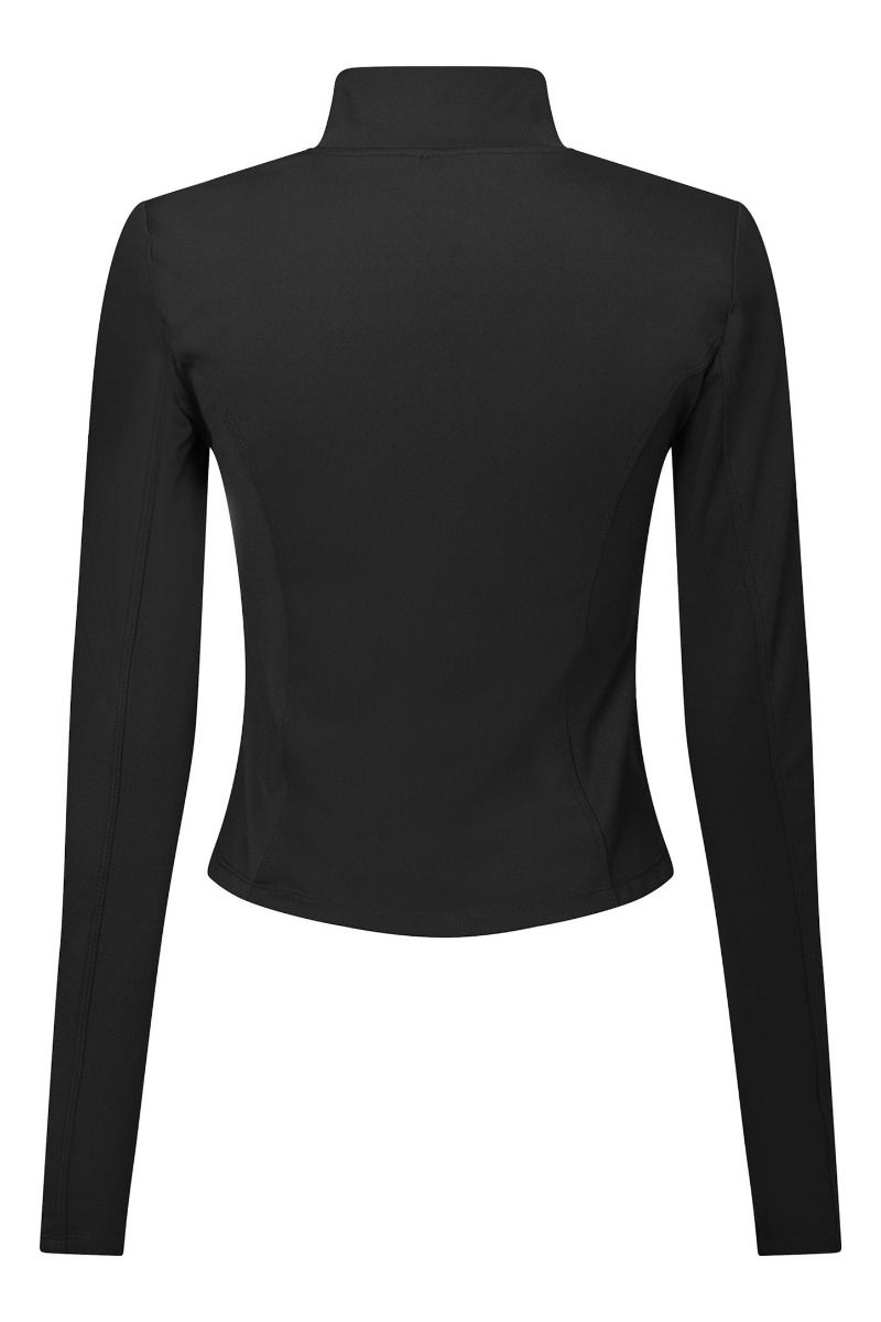 Neo Noir - Bluse - Nolana Zip Blouse - Black