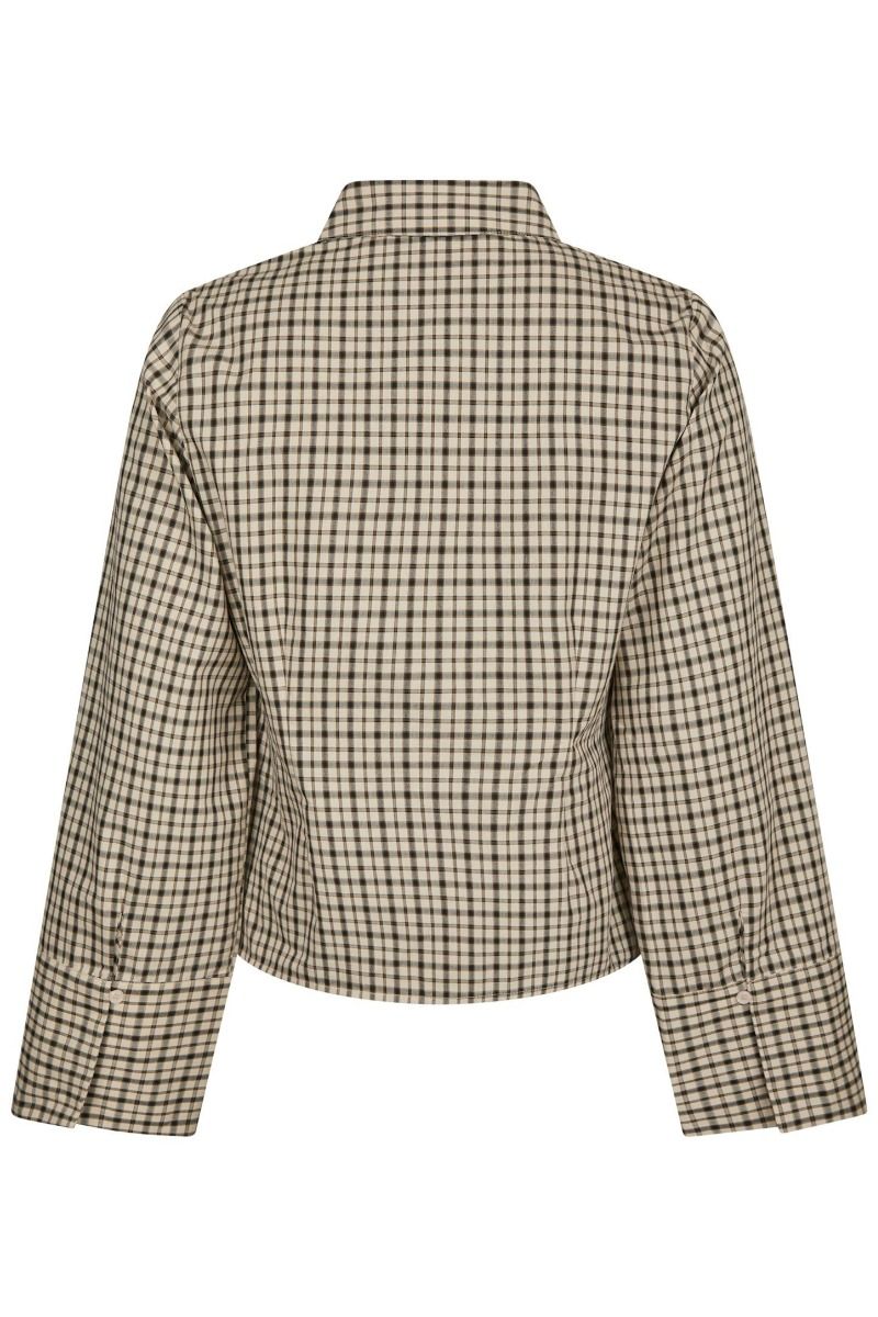 Neo Noir - Skjorte - Rosa Checked Shirt - Beige