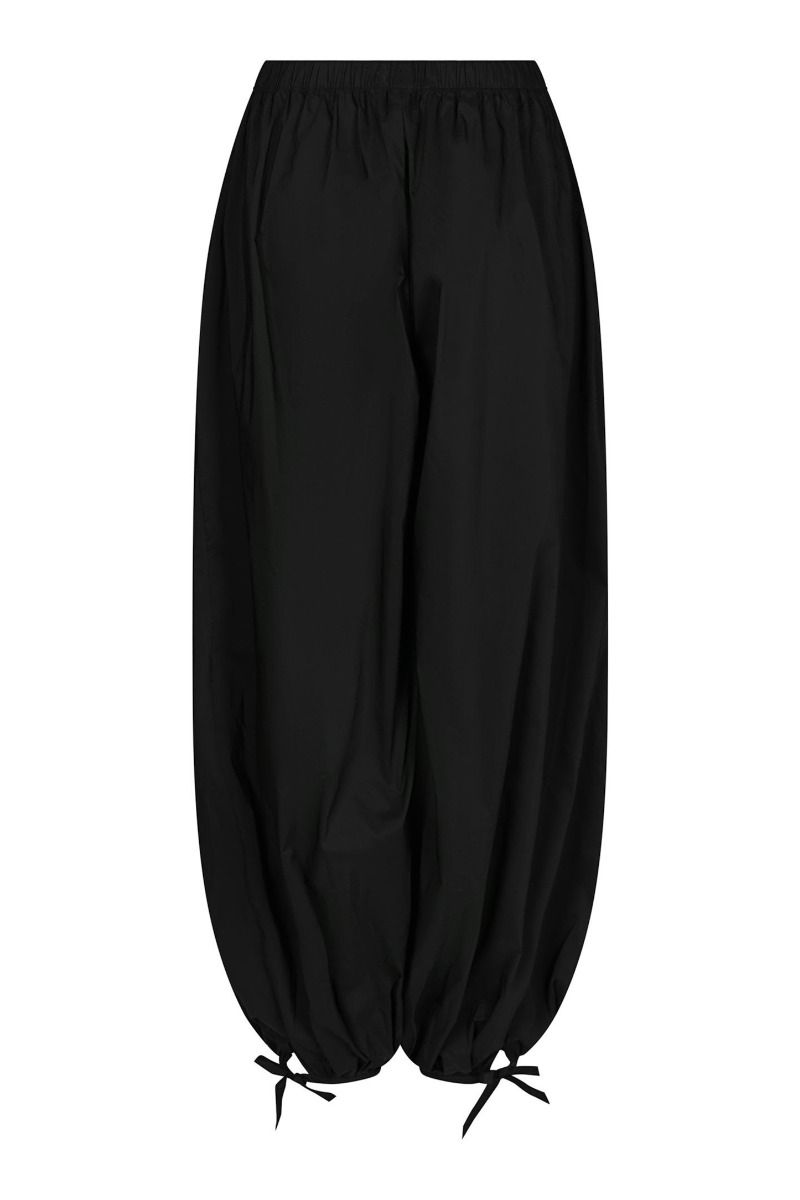 Neo Noir - Bukser - Roxane Balloon Poplin Pants - Black