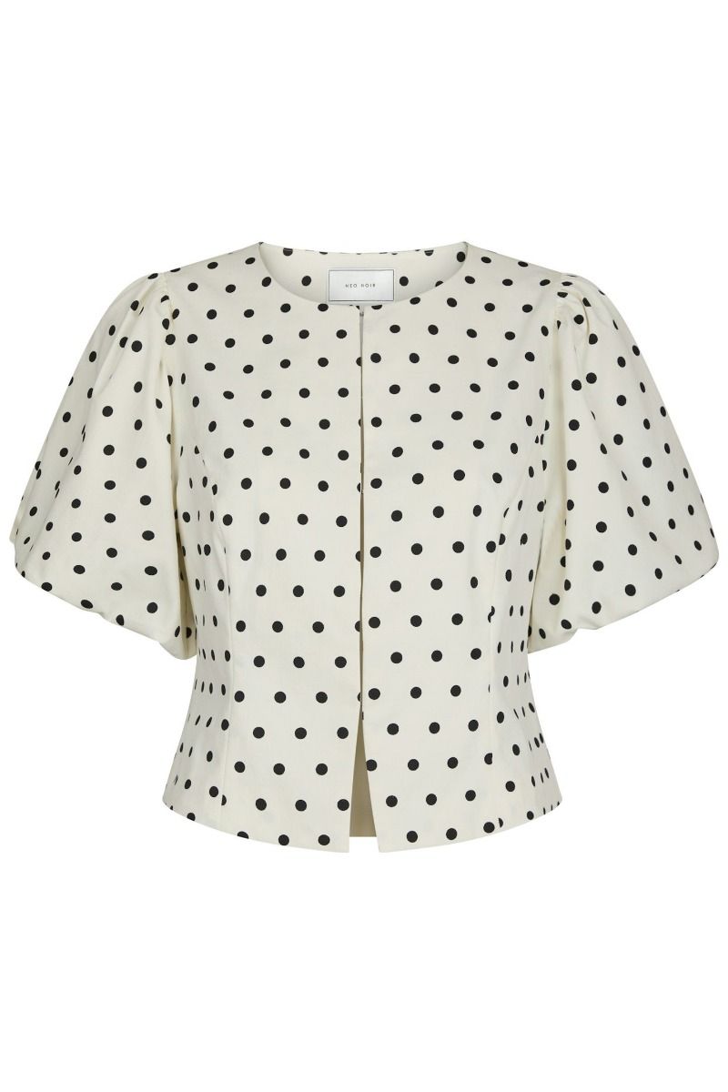 Neo Noir - Bluse - Anela Dot Blouse - White