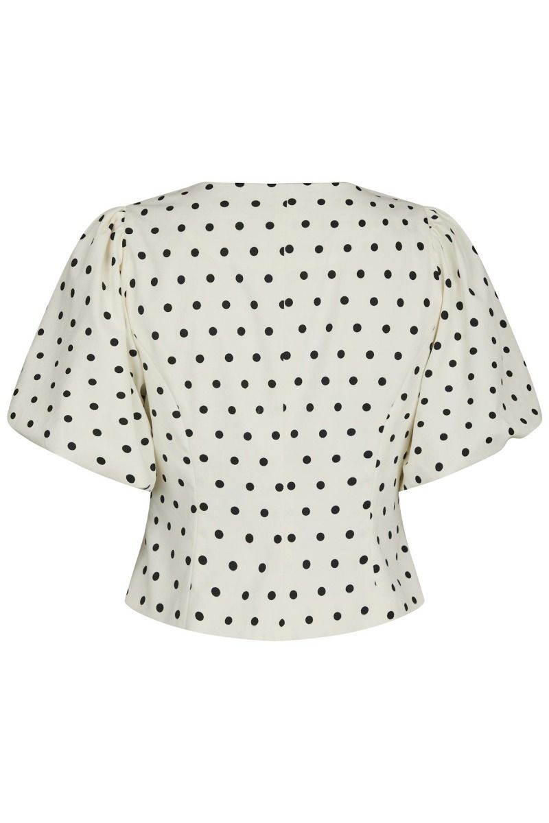 Neo Noir - Bluse - Anela Dot Blouse - White