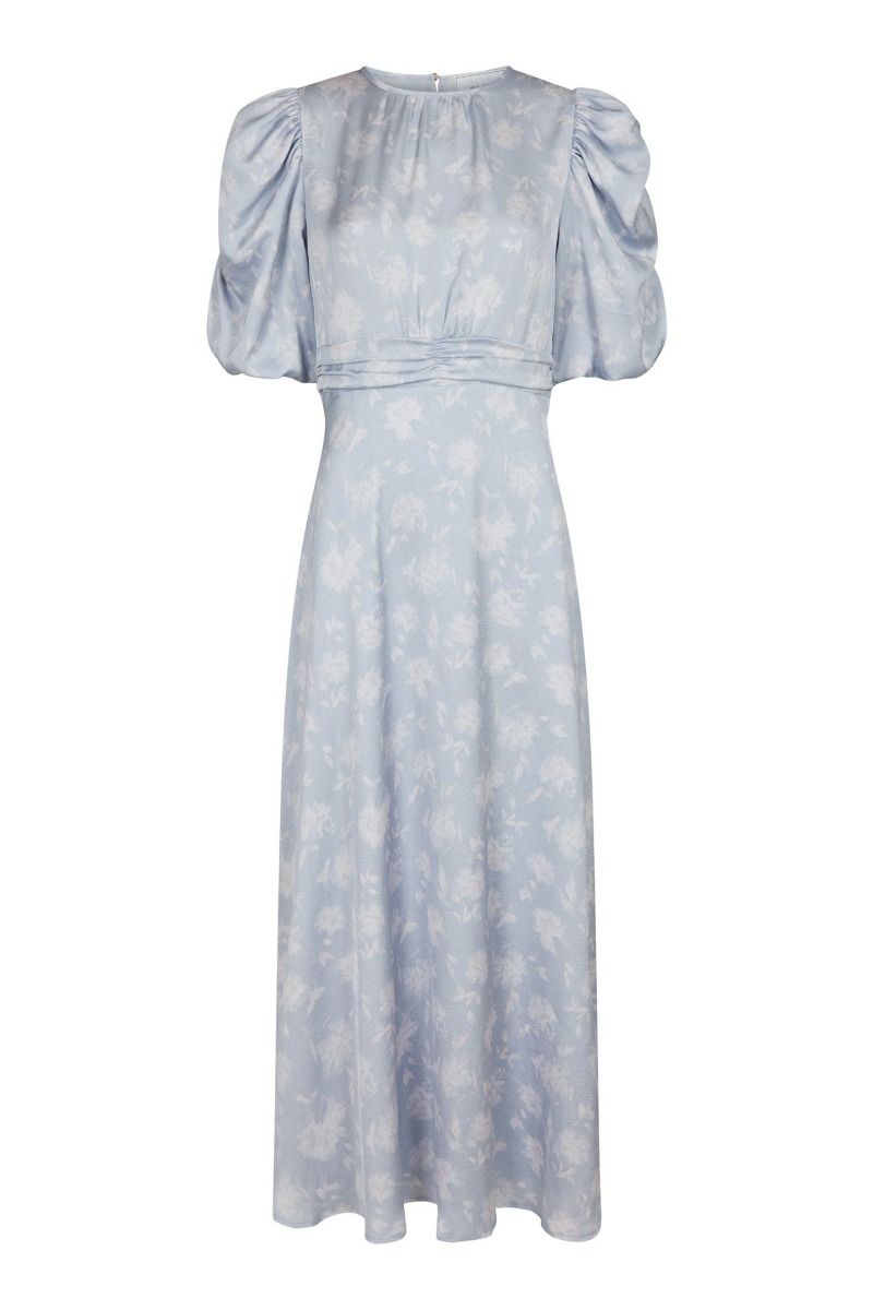 Neo Noir - Kjole - Kikka Faded Flower Dress - Light Blue