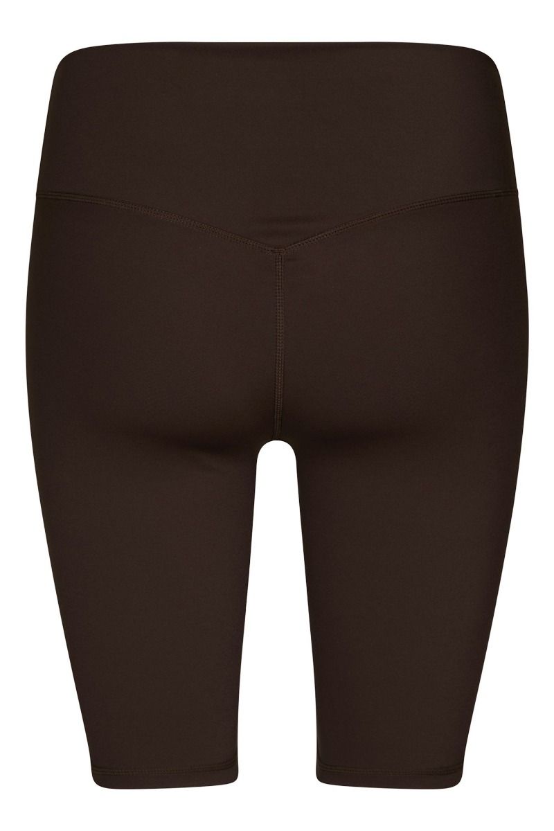 Neo Noir - Shorts - Lea Wrap Shorts - Chocolate Brown