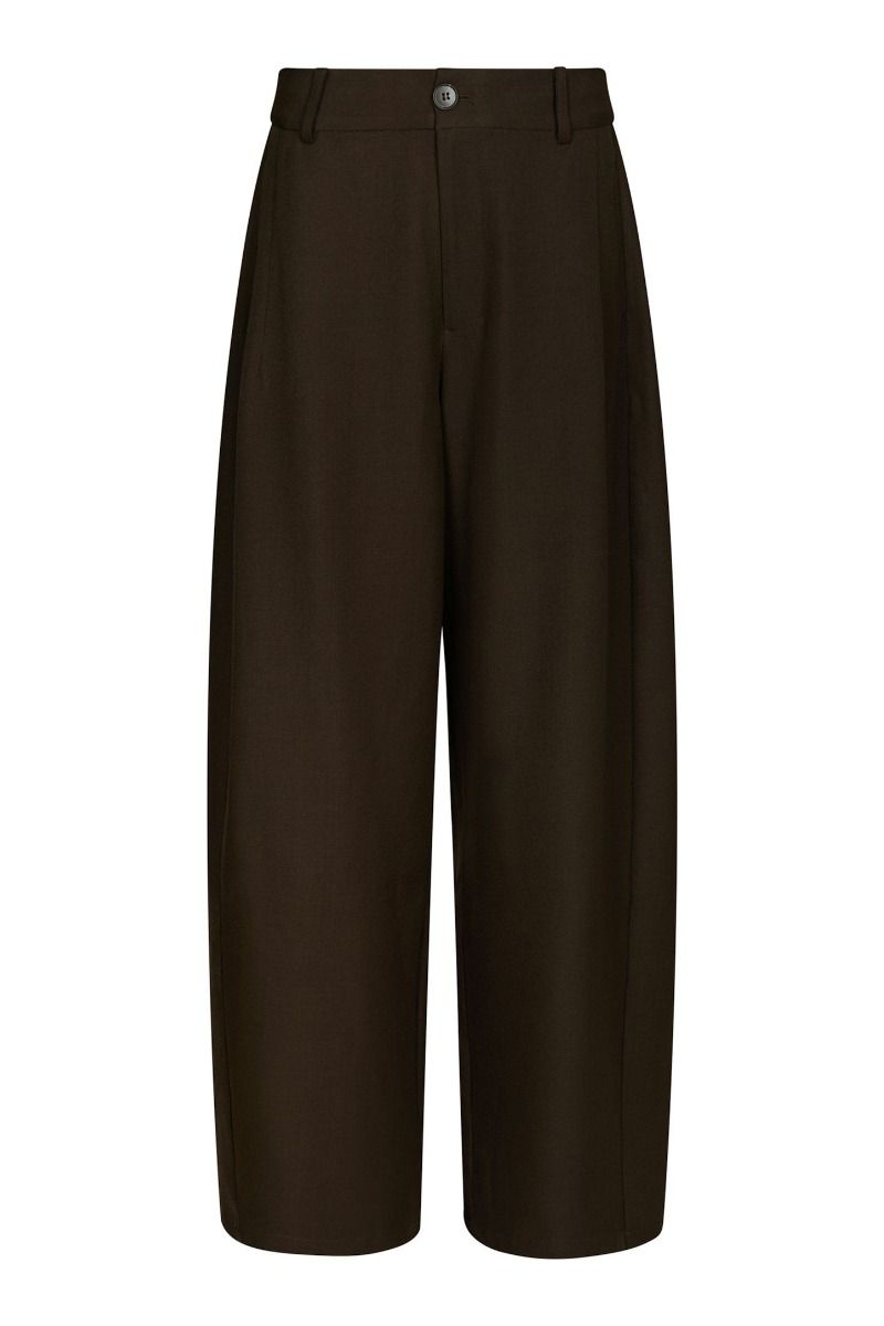 Neo Noir - Bukser - Essiall Structure Pants - Dark Brown