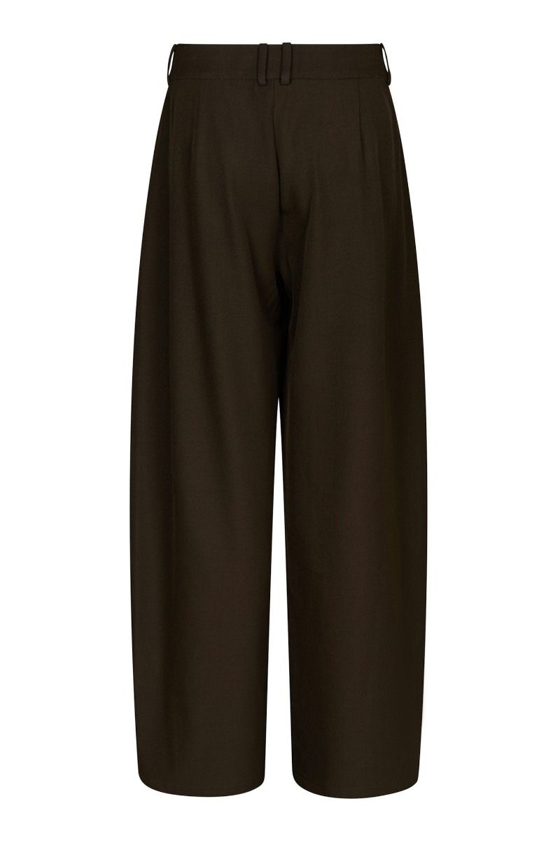 Neo Noir - Bukser - Essiall Structure Pants - Dark Brown