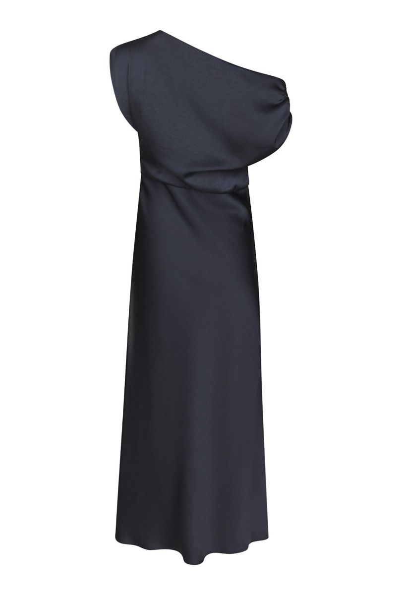 Neo Noir - Kjole - Lilith Heavy Sateen Dress - Midnight Blue (levering slut marts)