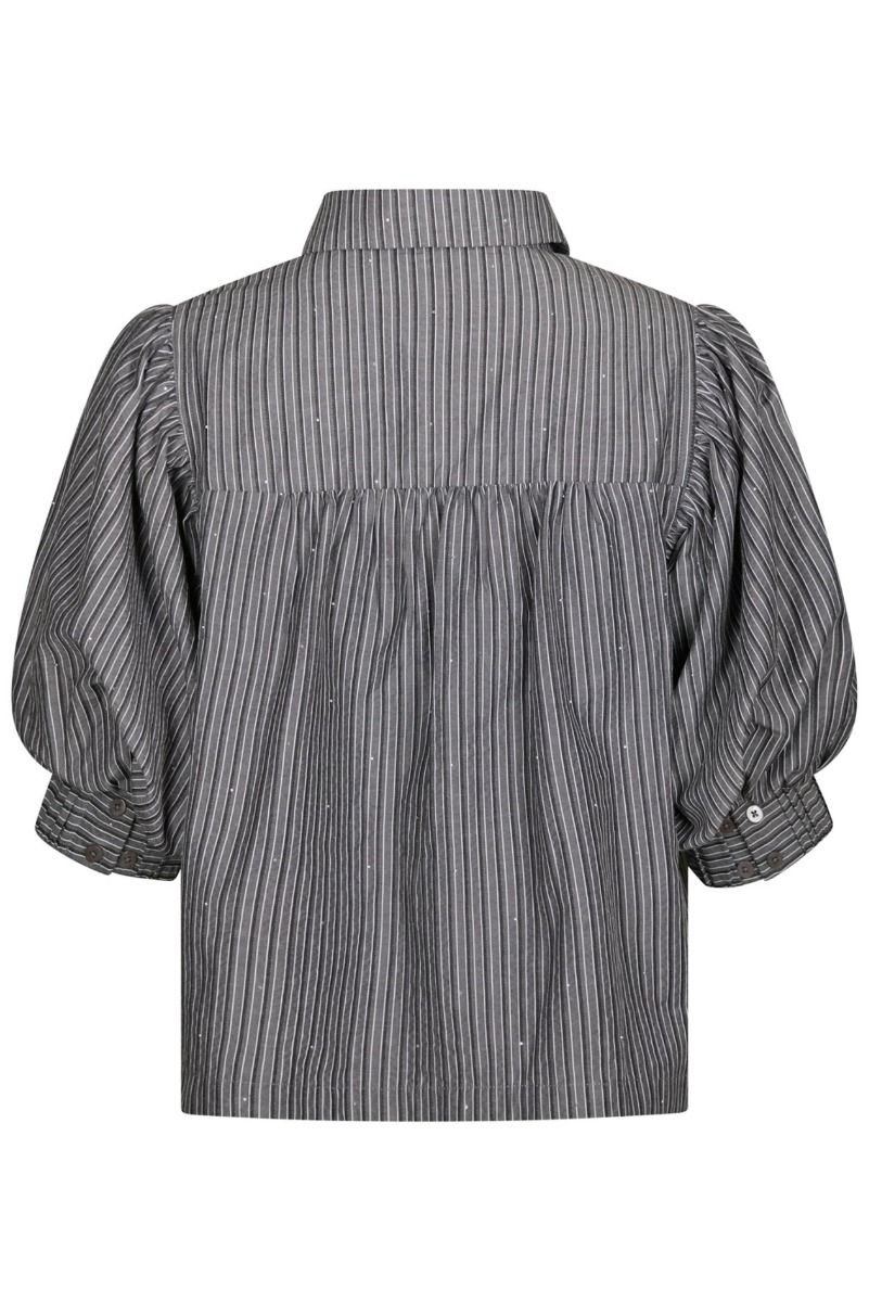 Neo Noir - Skjorte - Etta Stripe B Shirt - Dark Grey