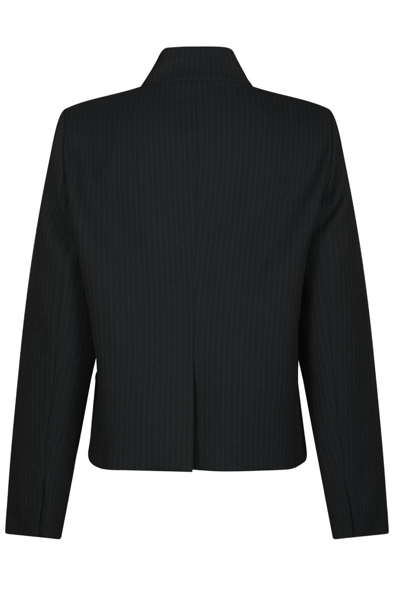 Neo Noir - Blazer - Tiria Slim Pinstripe Blazer - Dark Navy 