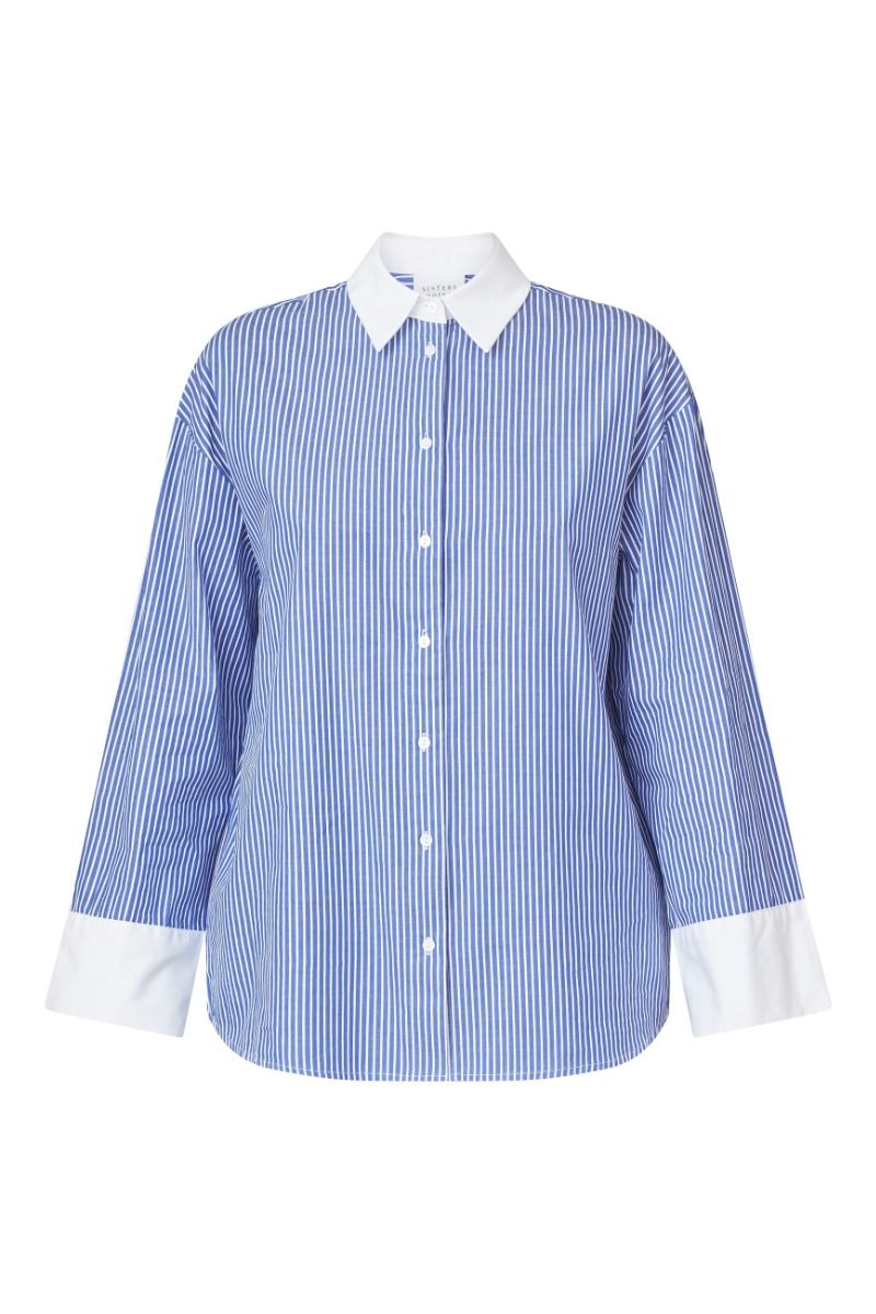 Sisters Point - Skjorte - Viska-SH - Blue/White
