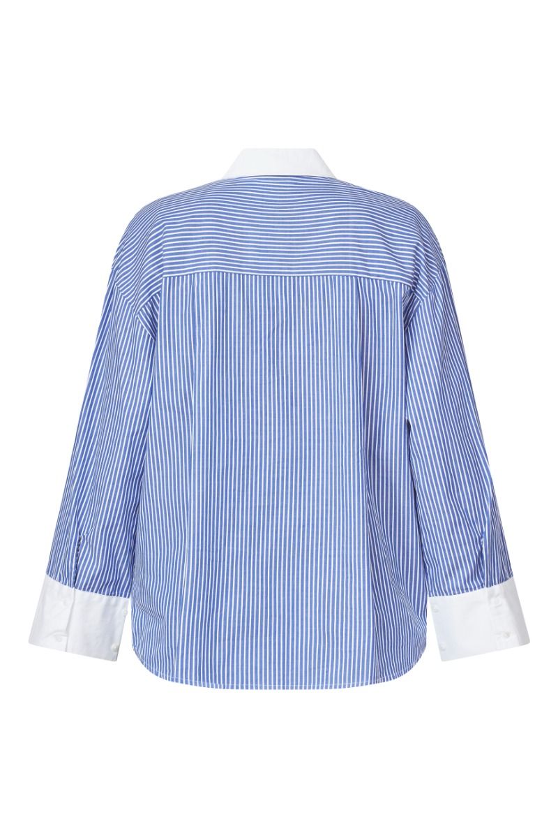 Sisters Point - Skjorte - Viska-SH - Blue/White