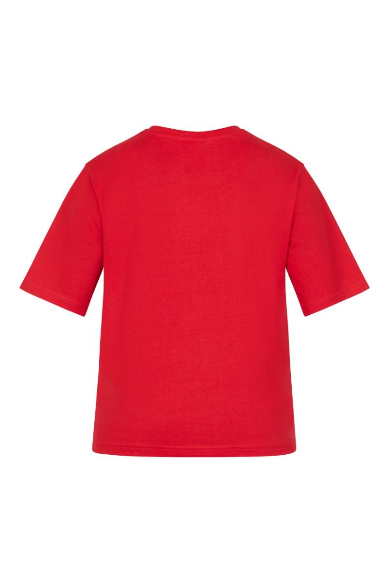 Sisters Point - T-shirt - Heka-Loose.SS - Ruby/Black 