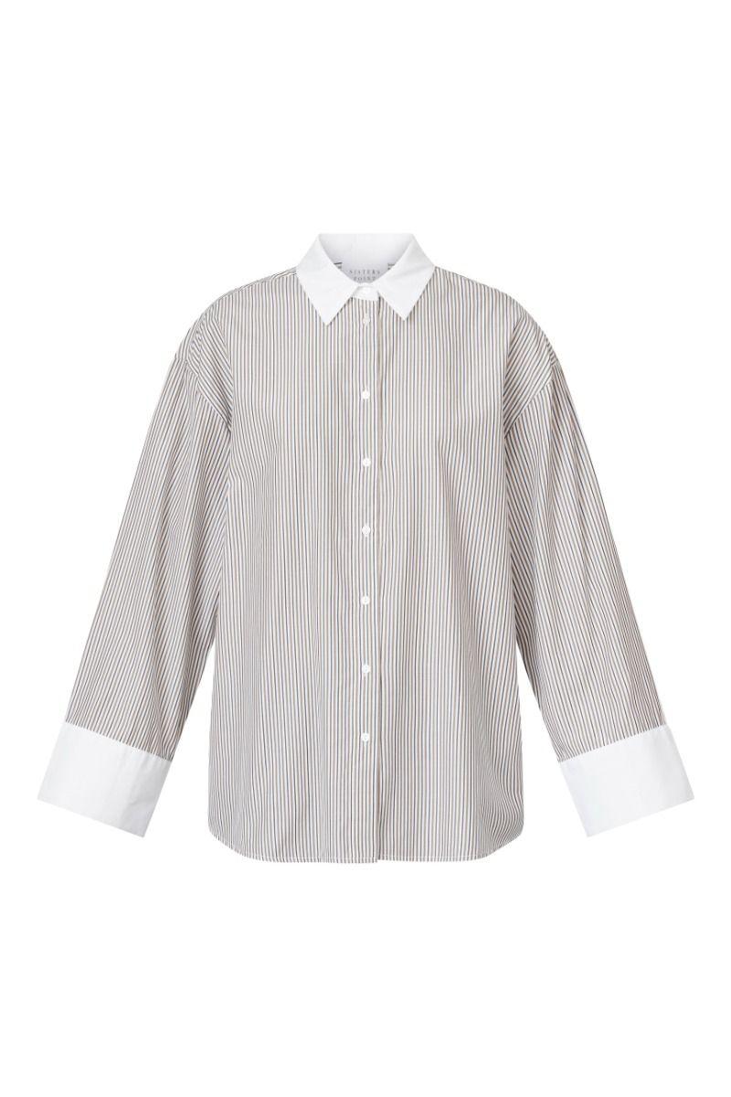 Sisters Point - Skjorte - Viska-SH1 - Grey Stripe