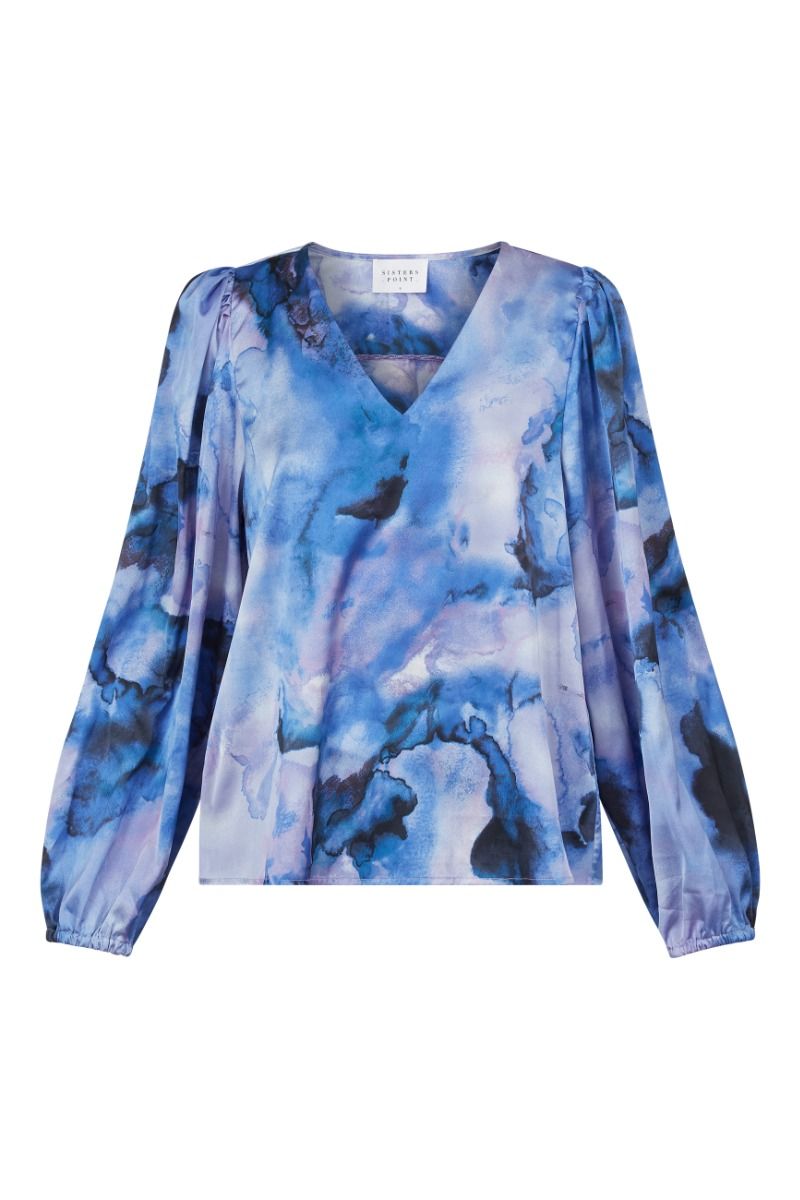 Sisters Point - Bluse - Ventia-V.LS5 - Blue Marble