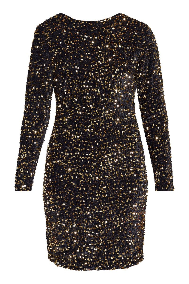 Sisters Point - Kjole - Gigi-DR - Black/Gold