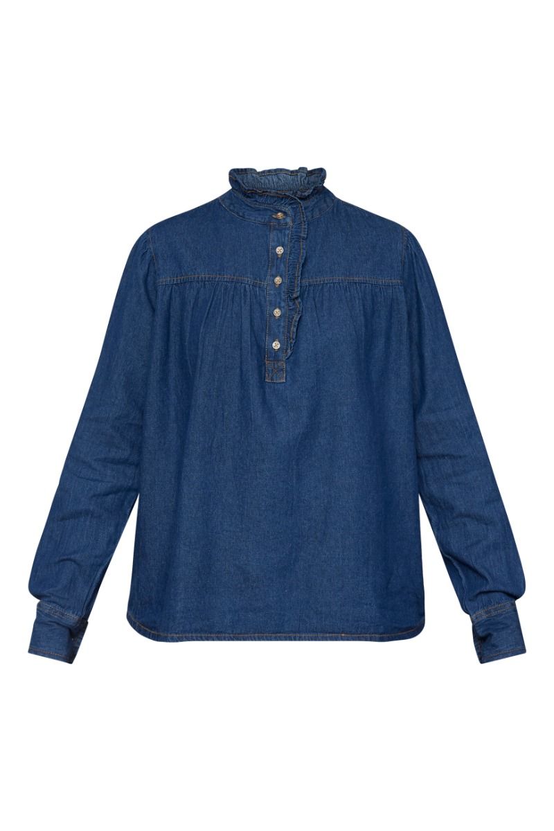 Sisters Point - Skjorte - Ubisa-SH  - D. Denim