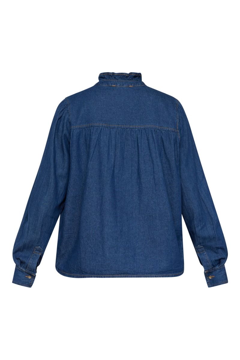 Sisters Point - Skjorte - Ubisa-SH  - D. Denim