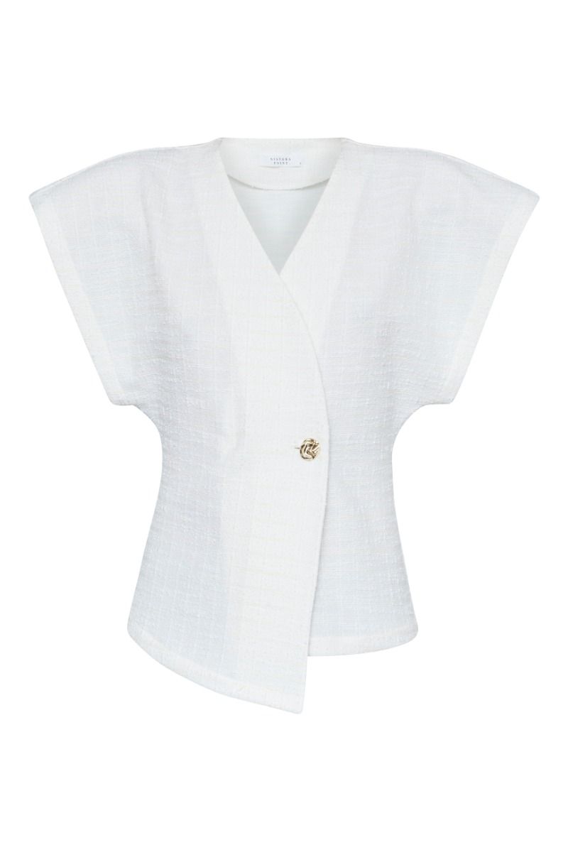 Sisters Point - Bluse - EVELA-VE - Cream