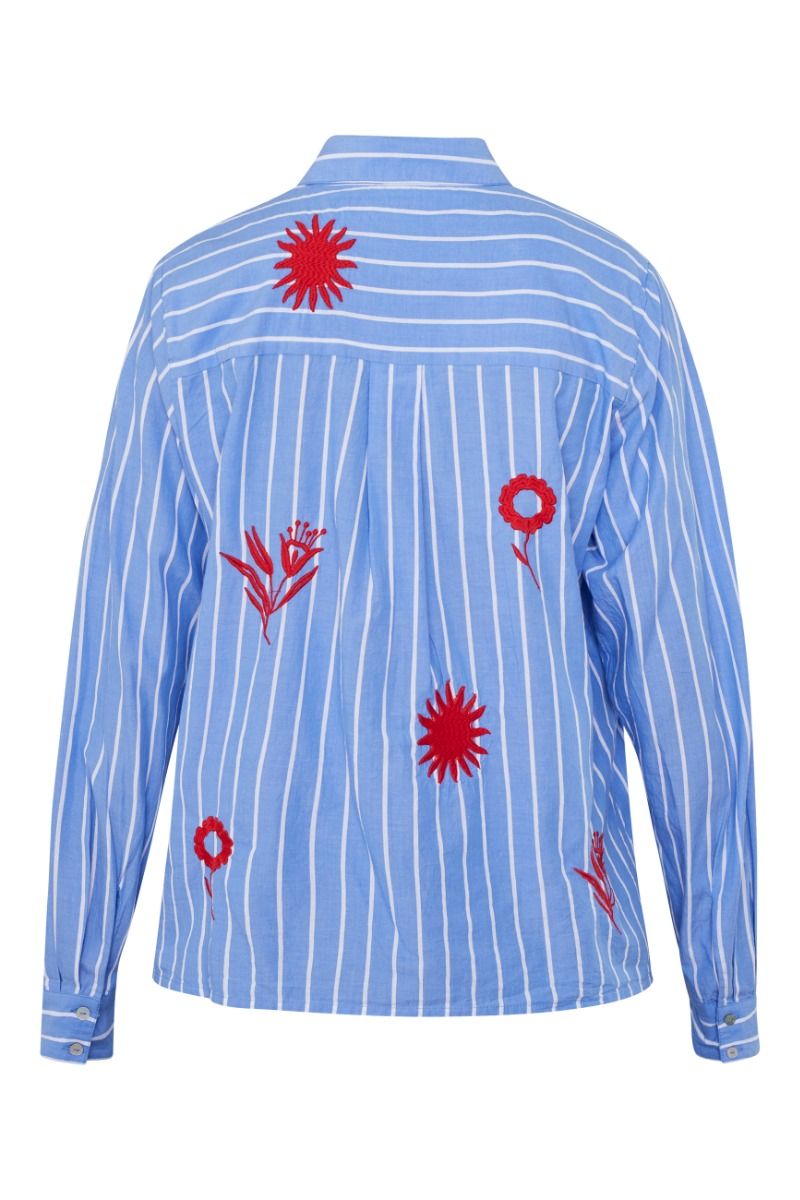 Sisters Point - Skjorte - Ibisa-SH - Stripe/Red