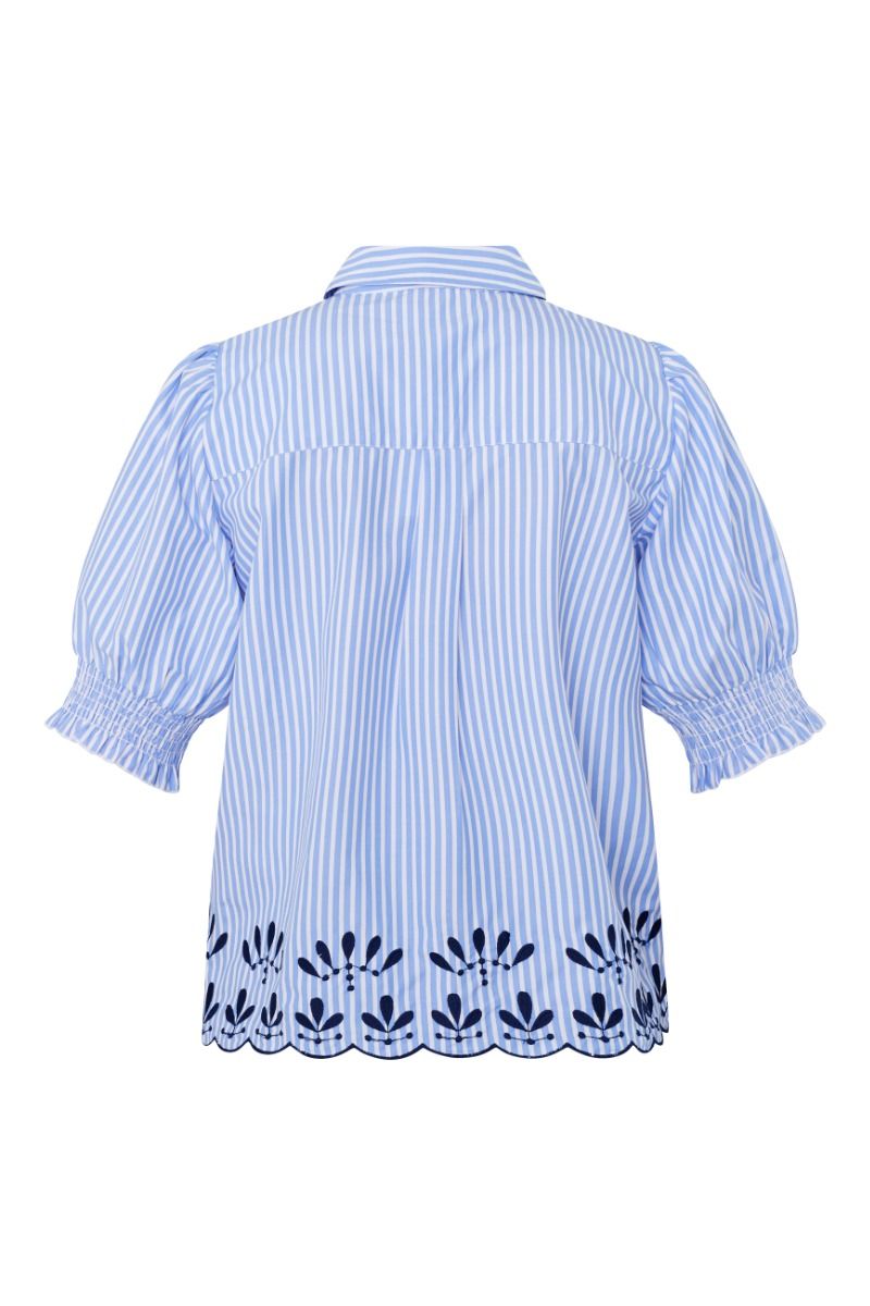 Sisters Point - Skjorte - ISOLA-SS3 - Stripe/Navy