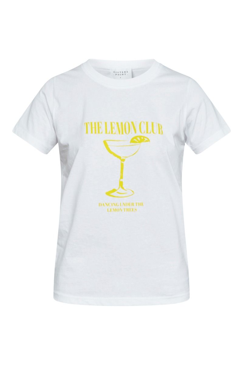 Sisters Point - T-shirt - Husa-SS2 - White/Banana