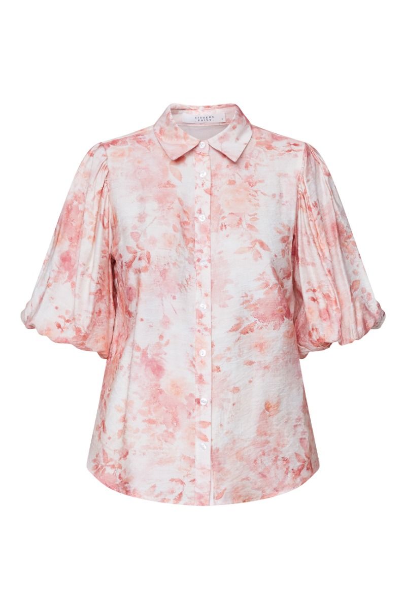 Sisters Point - Skjorte - Ella-SH66 - Light Coral Flower