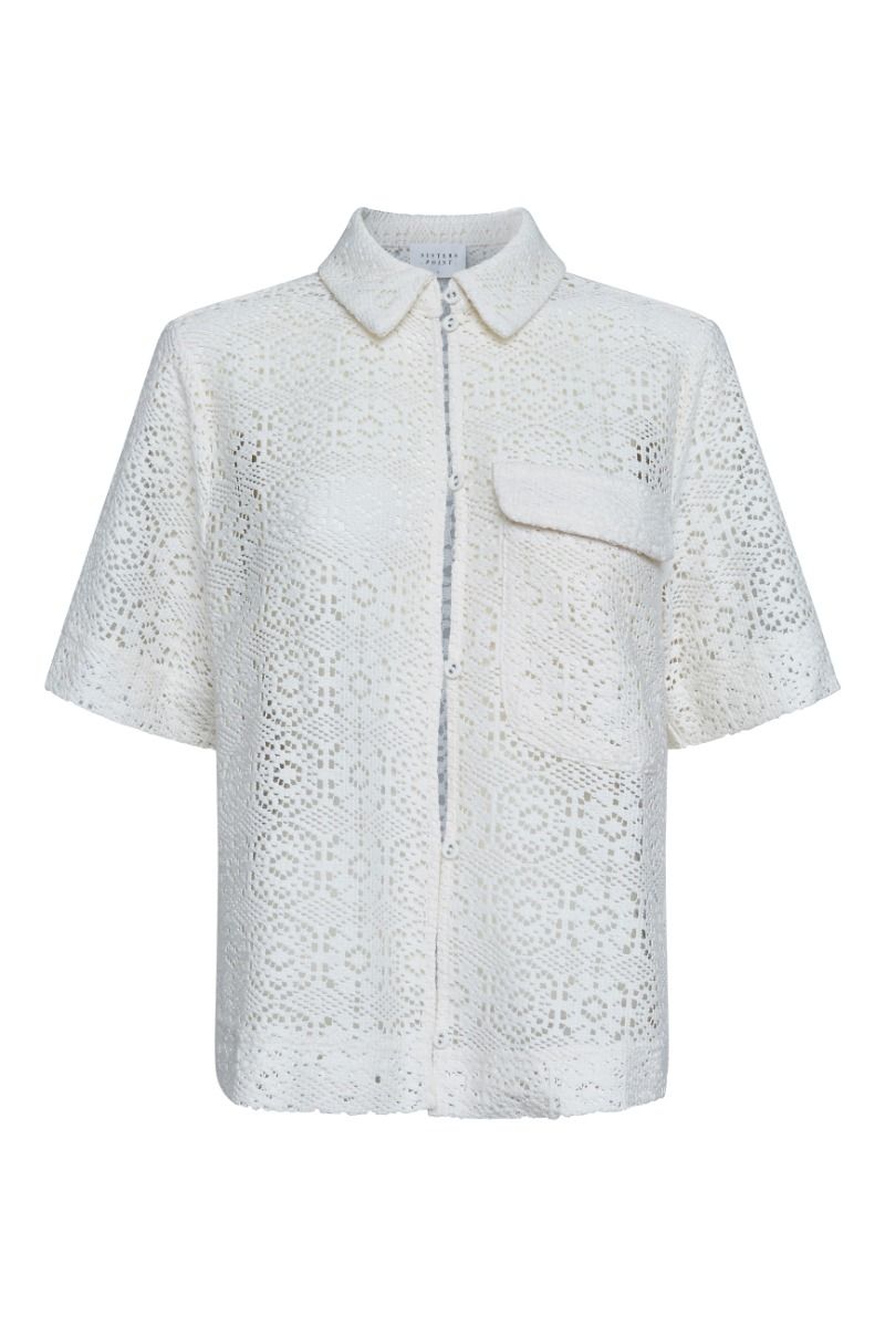 Sisters Point - Skjorte - Elsia-SH.SS - Cream