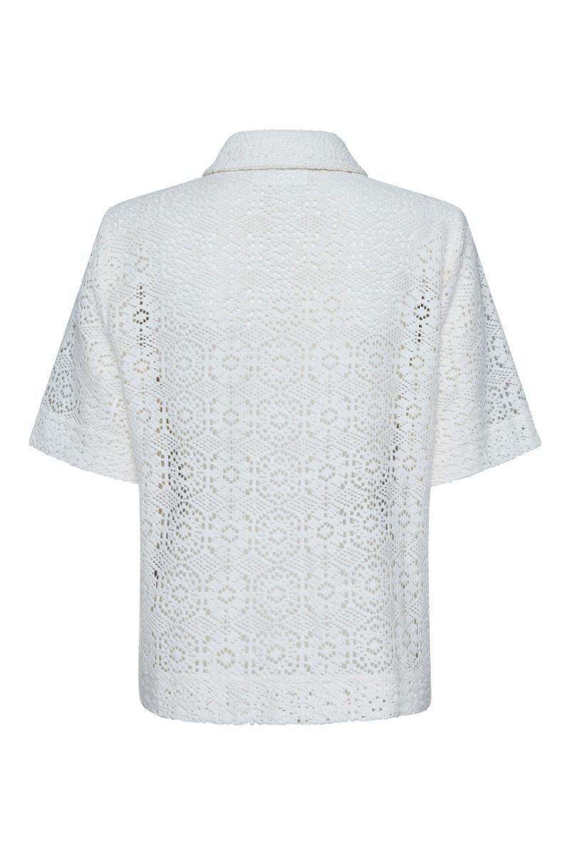 Sisters Point - Skjorte - Elsia-SH.SS - Cream