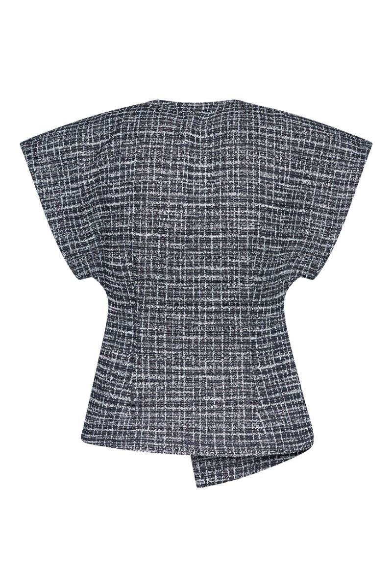 Sisters Point - Bluse - EVELA-VE1 - Black Check