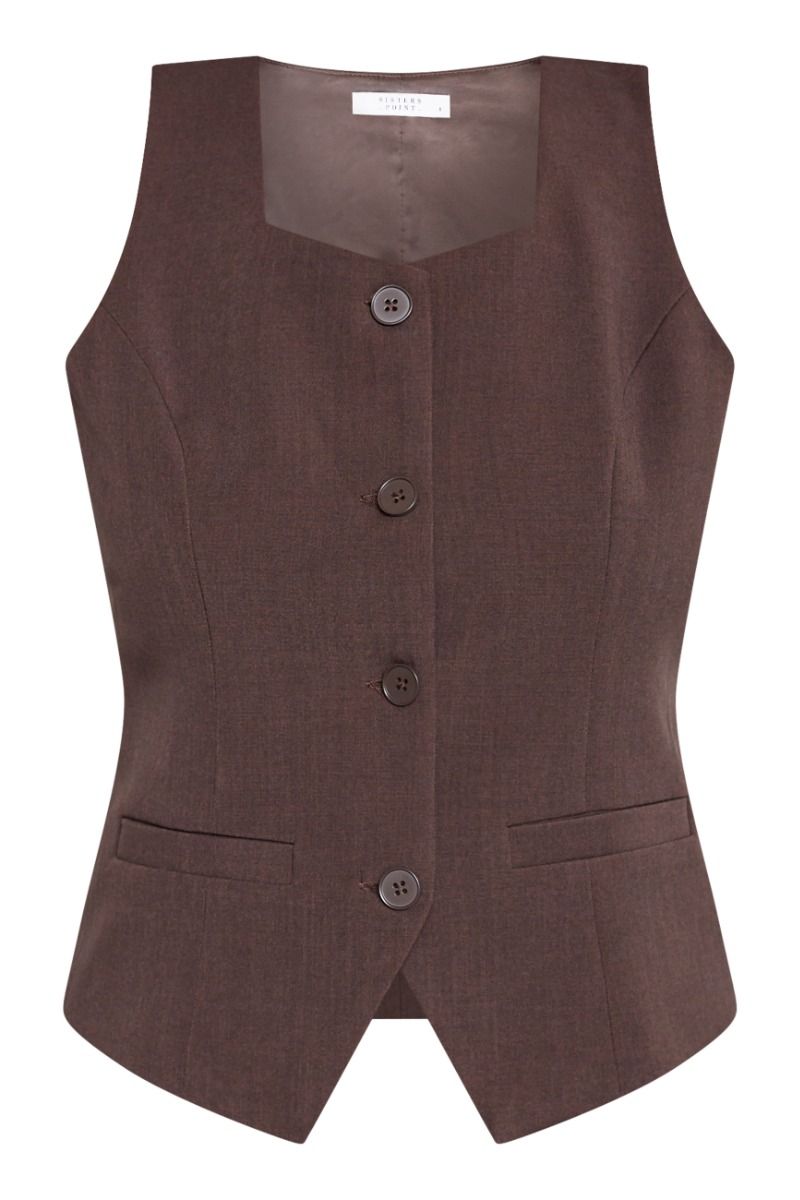 Sisters Point - Vest - Gema-Ve1 D. - Chocolate