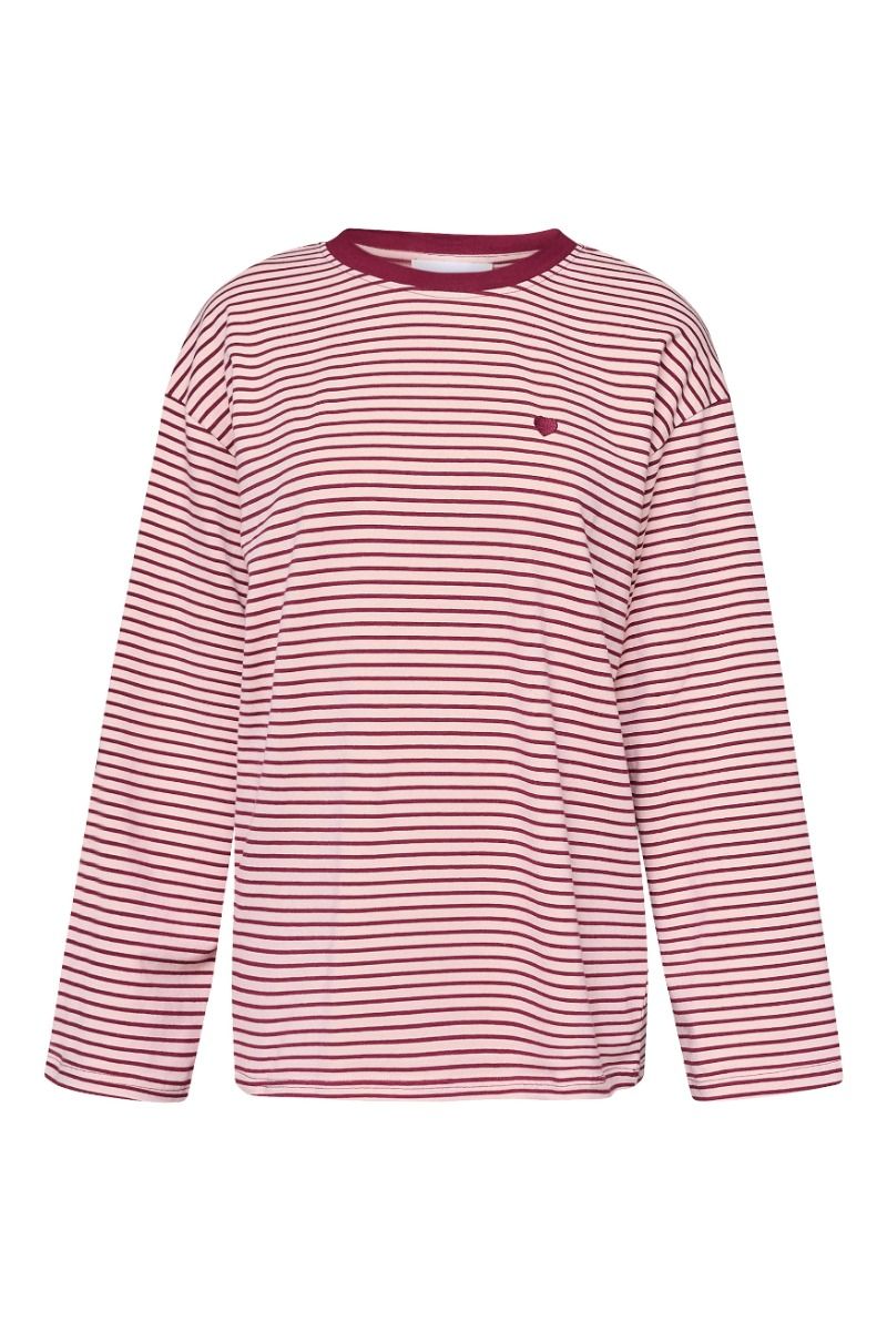Sisters Point - Bluse - Vez-LS - Rose/Bordeaux