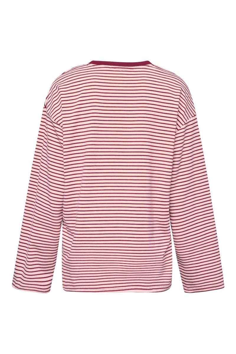 Sisters Point - Bluse - Vez-LS - Rose/Bordeaux