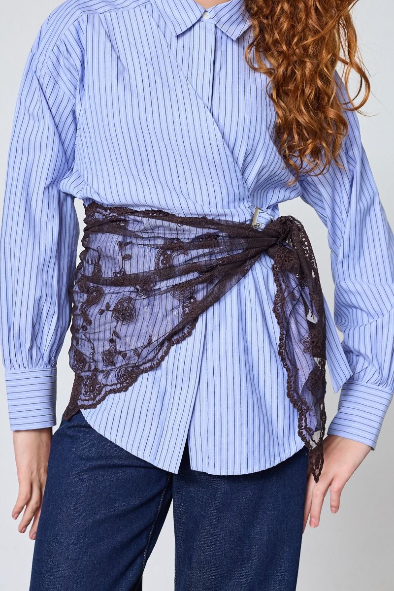 Sisters Point - Tørklæde - Scarf-501 - D. Chocolate