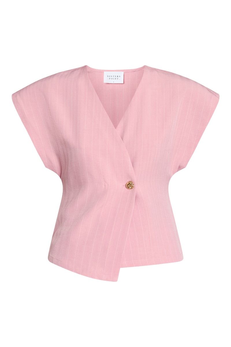 Sisters Point - Vest - Evela-VE2 - Mauve Pinstripe