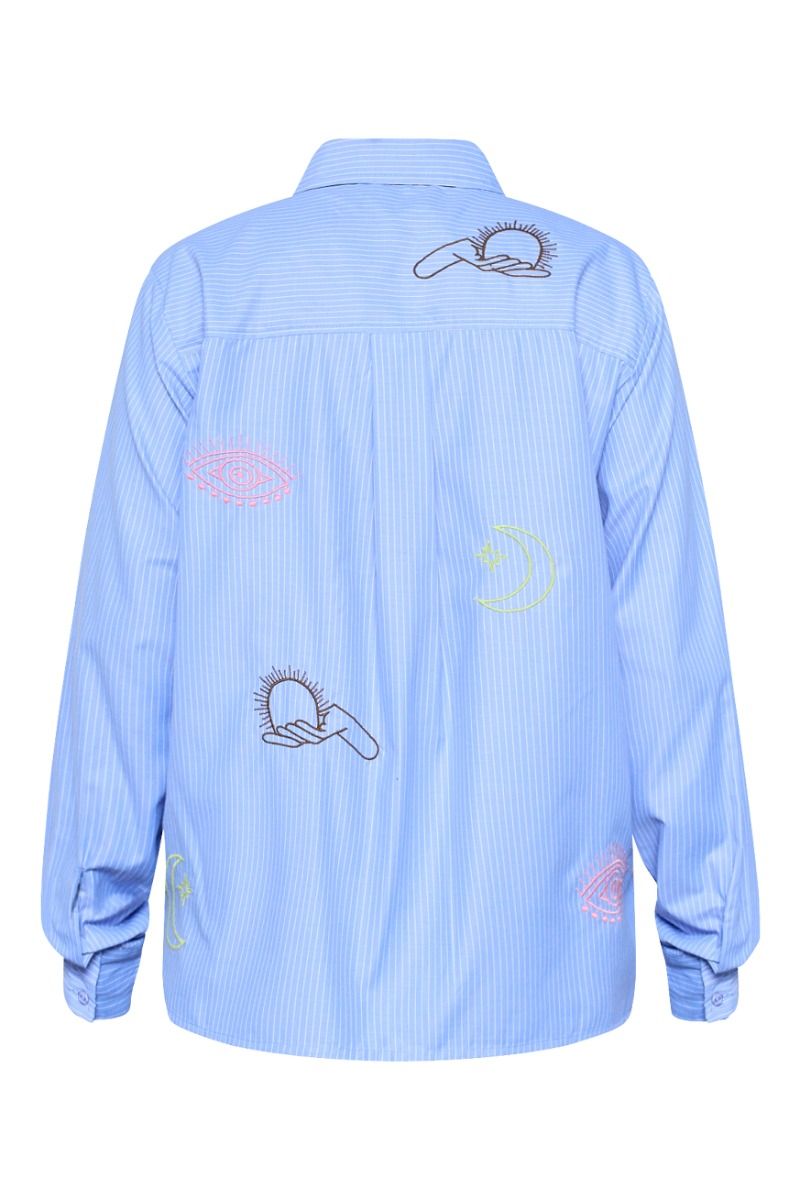 Sisters Point - Skjorte - Ibisa-SH2 - Blue Stripe/Multi