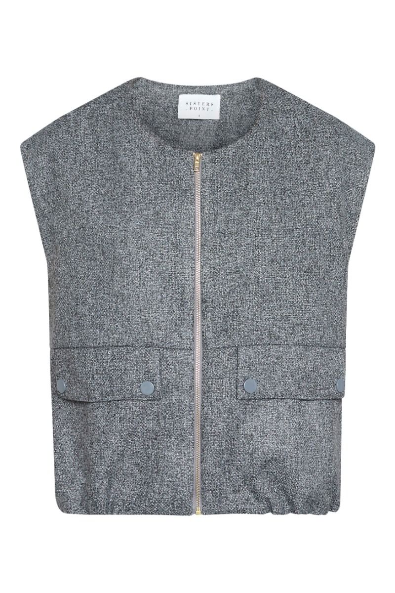 Sisters Point - Vest - Garwin-VE4 - Grey Melange