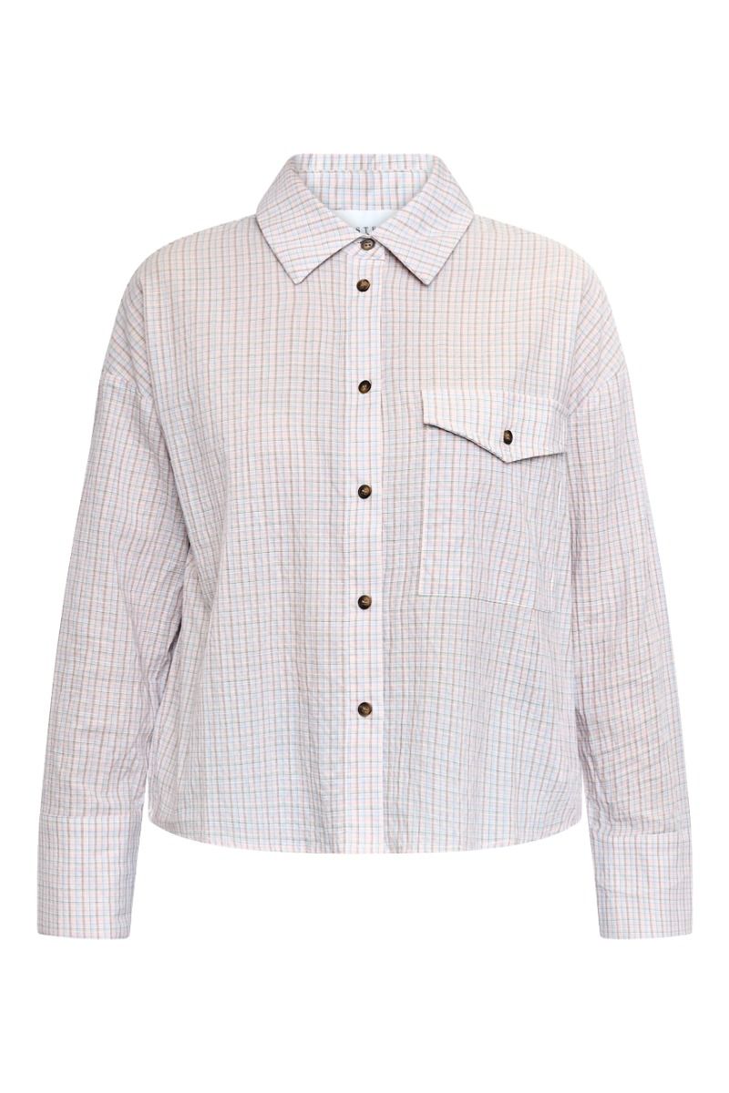 Sisters Point - Skjorte - Vibeke-SH - Soft Rose Check