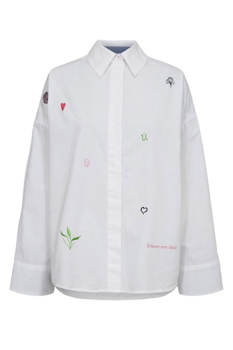 Nümph - Skjorte - Juna Shirt - Cloud Dancer