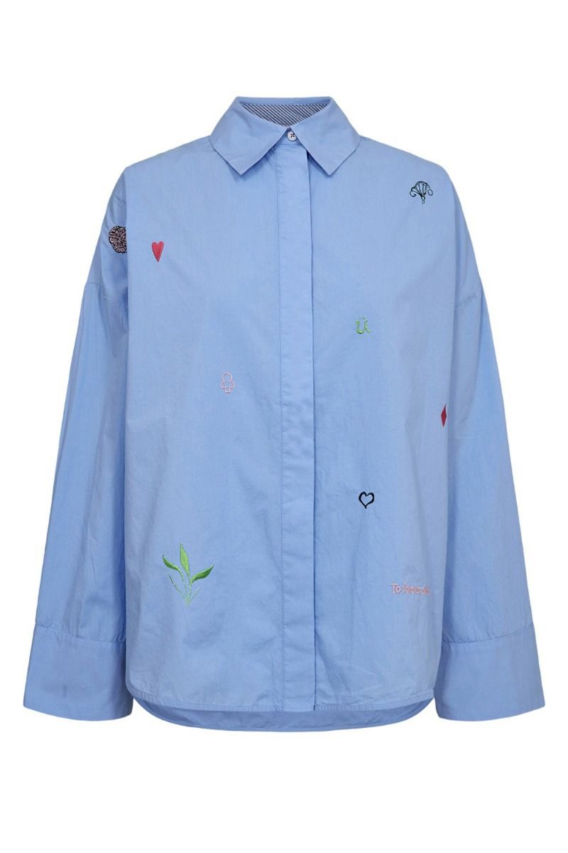 Nümph - Skjorte - Juna Shirt - Hydrangea