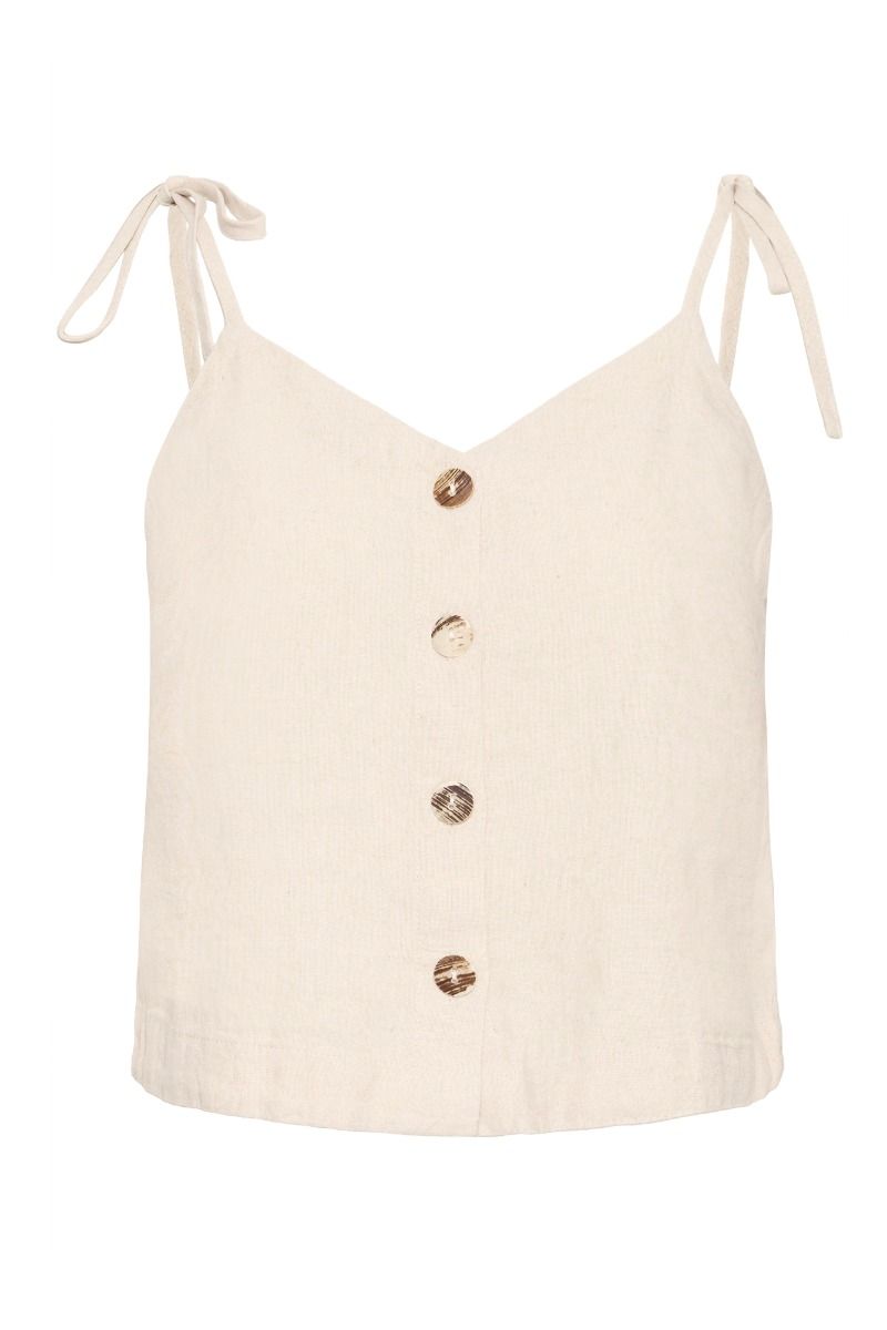 Ichi - Top - IH Linno TO - Natural Ecru