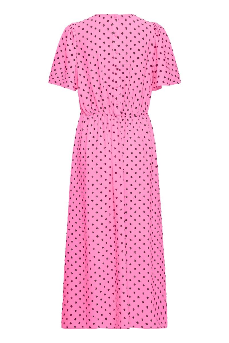 Ichi - Kjole - Zabby DR - Grahic Dot/Wild Orchid