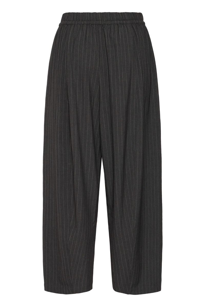 Ichi - Bukser - Trine PA - Gray Pinstripe